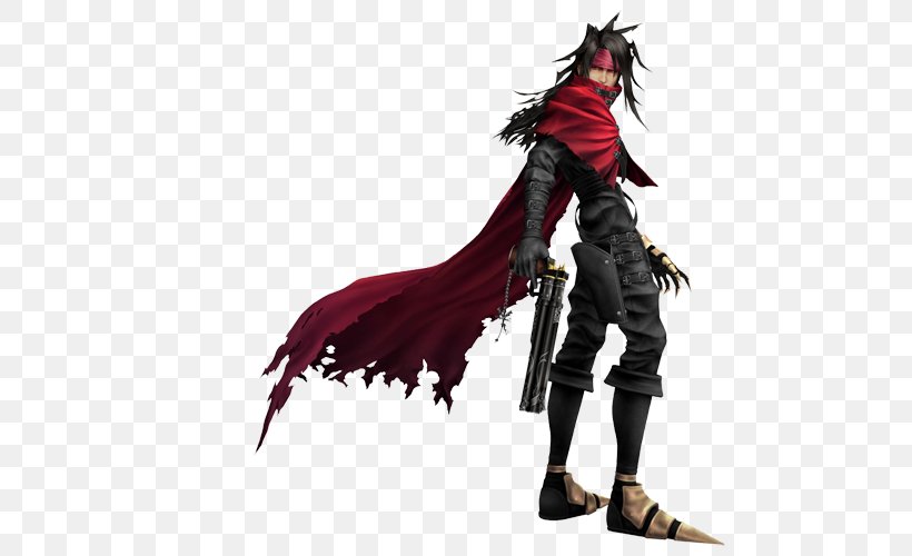 Dirge Of Cerberus: Final Fantasy VII Vincent Valentine Aerith Gainsborough PlayStation 2, PNG, 500x500px, Final Fantasy Vii, Action Figure, Aerith Gainsborough, Cape, Character Download Free