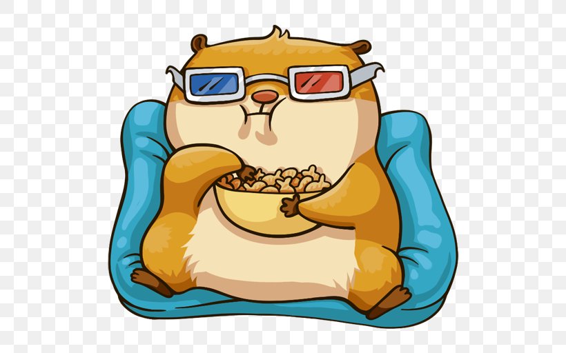 Sticker Hamster Telegram Clip Art VKontakte, PNG, 512x512px, Sticker, Attitude, Behavior, Cartoon, Emoji Download Free