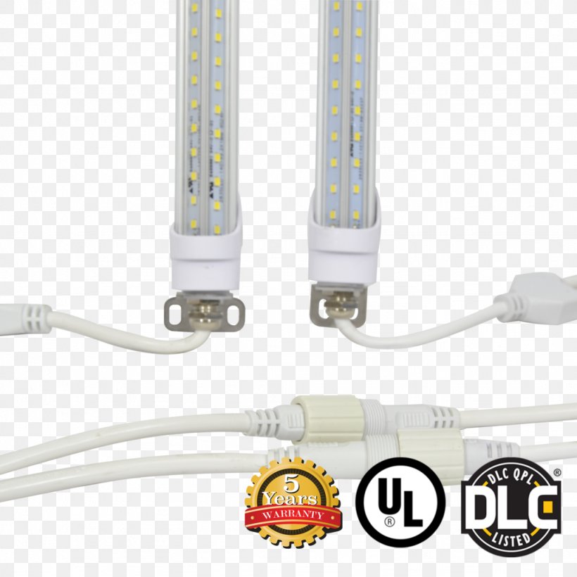 Light-emitting Diode LED Tube LED Lamp Lighting, PNG, 1024x1024px, Light, Blacklight, Cable, Electric Light, Electrical Ballast Download Free