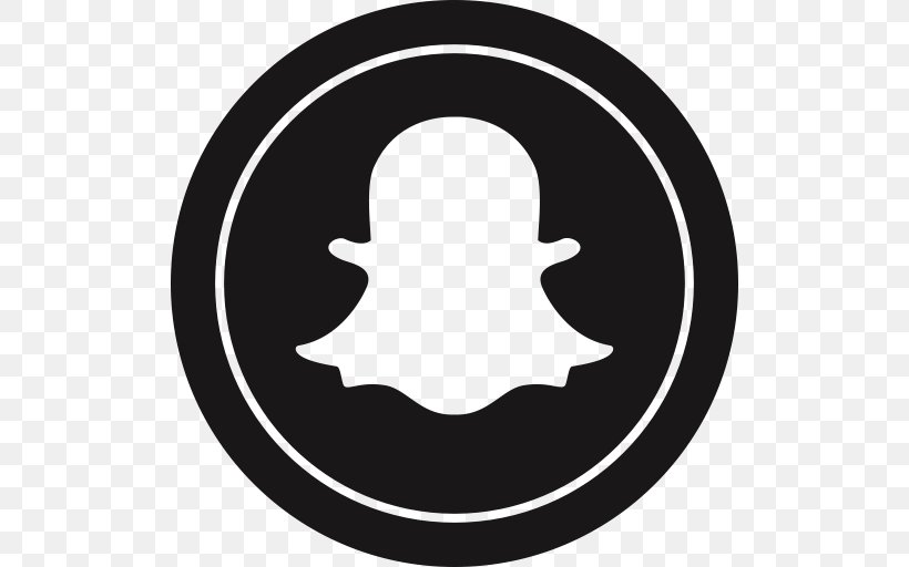 Social Media Logo Snapchat Clip Art, PNG, 512x512px, Social Media, Black And White, Logo, Monochrome, Monochrome Photography Download Free