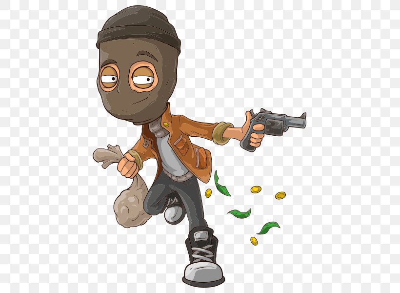 Vector Graphics Bank Robbery Royalty-free Illustration, PNG, 600x600px, Bank Robbery, Cartoon, Fictional Character, Figurine, Istock Download Free