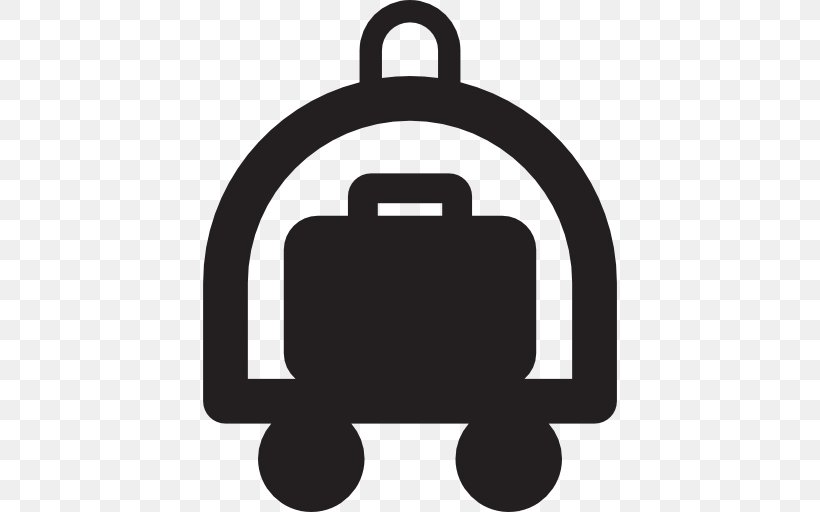 Baggage Cart Suitcase, PNG, 512x512px, Baggage, Backpack, Baggage Cart, Black And White, Brand Download Free