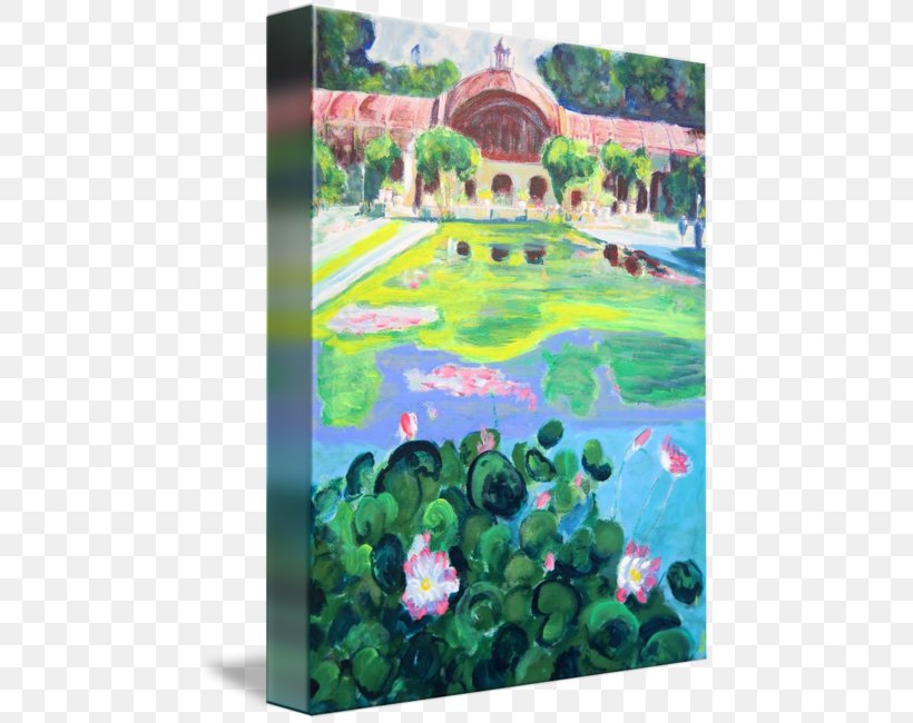 Balboa Park Painting Gallery Wrap Art Reflecting Pool, PNG, 461x650px, Balboa Park, Art, Artwork, Canvas, Flora Download Free