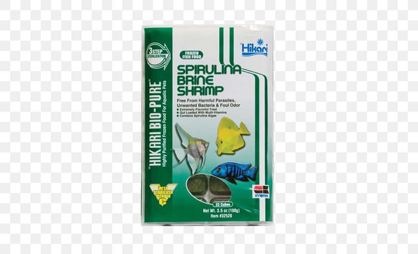 Brine Shrimp Spirulina Hikari Algae Food, PNG, 500x500px, Brine Shrimp, Algae, Aquarium, Aquarium Fish Feed, Discus Download Free