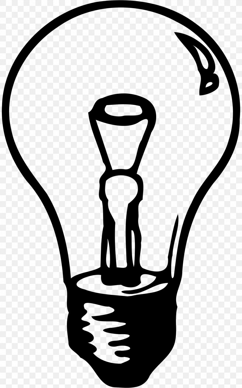 Incandescent Light Bulb Lamp Electric Light Clip Art, PNG, 1500x2400px, Light, Area, Artwork, Black And White, Compact Fluorescent Lamp Download Free