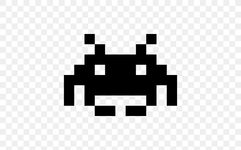 Space Invaders Extreme 2 Breakout Video Game, PNG, 512x512px, Space Invaders, Arcade Game, Black, Black And White, Brand Download Free