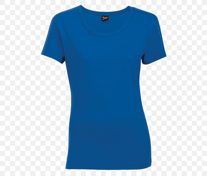 T-shirt Neckline Sleeve Scoop Neck Jersey, PNG, 700x700px, Tshirt, Active Shirt, Azure, Blue, Clothing Download Free