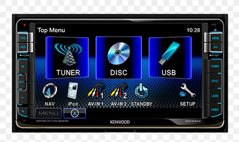 Vehicle Audio Kenwood Corporation Touchscreen ISO 7736 Automotive Head Unit, PNG, 1000x594px, Vehicle Audio, Automotive Head Unit, Automotive Navigation System, Av Receiver, Computer Monitors Download Free