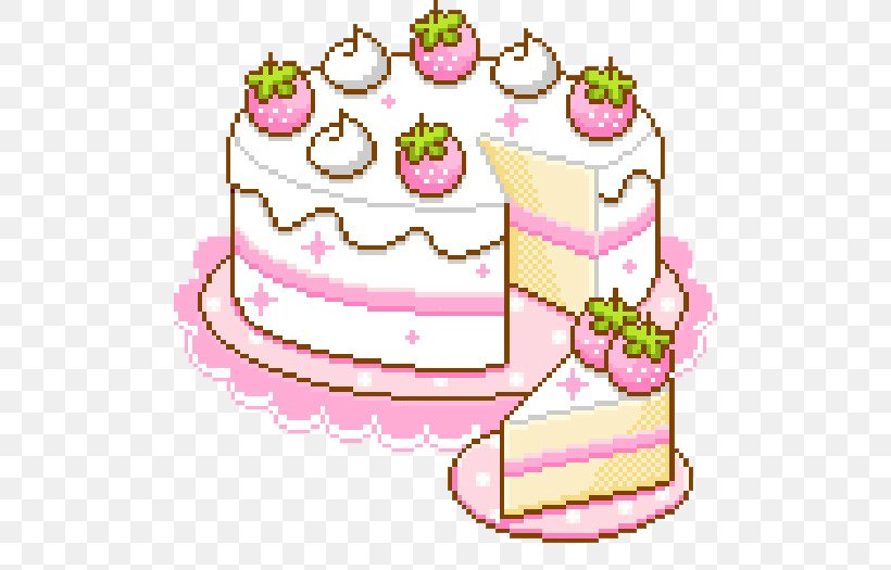 Birthday Cake Strawberry Cream Cake Shortcake, PNG, 500x525px, Birthday Cake, Animation, Artwork, Buttercream, Cake Download Free