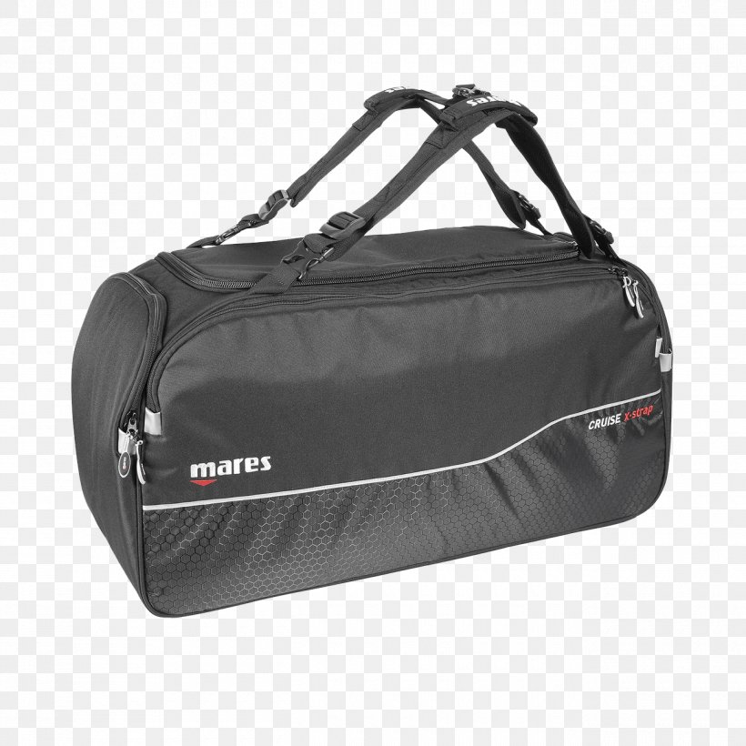 Mares Duffel Bags Strap Underwater Diving, PNG, 1300x1300px, Mares, Backpack, Bag, Baggage, Black Download Free