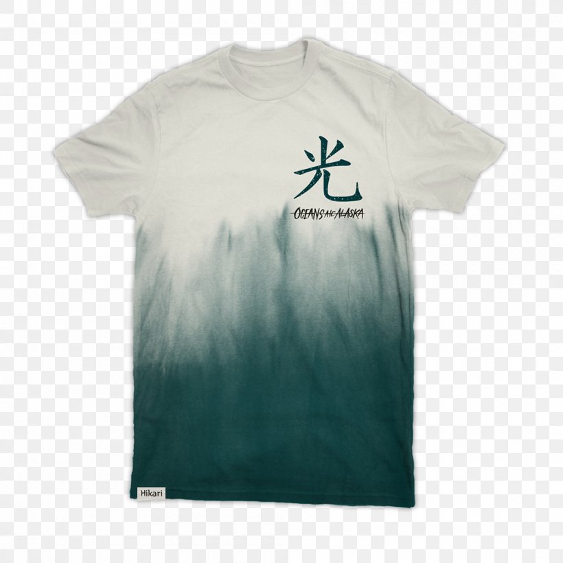 T-shirt Oceans Ate Alaska Escapist Logo Sleeve, PNG, 1000x1000px, Tshirt, Active Shirt, Brand, Escapist, Green Download Free
