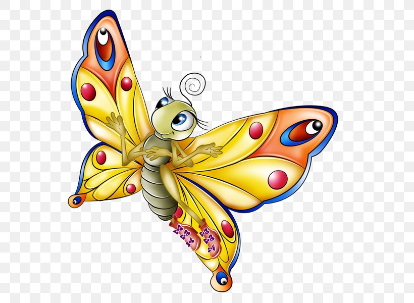Butterfly Cartoon Clip Art, PNG, 600x600px, Butterfly, Brush Footed Butterfly, Butterflies And Moths, Cartoon, Drawing Download Free