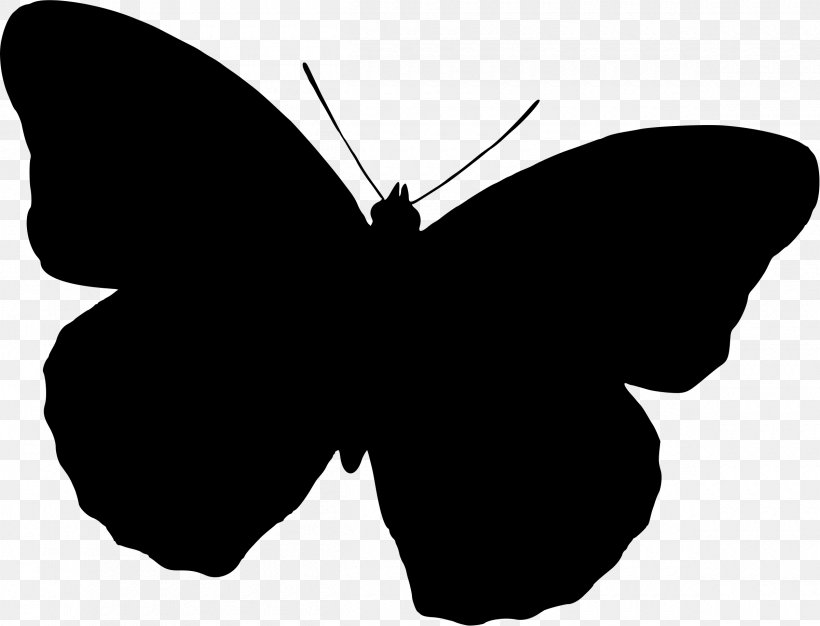Butterfly Silhouette Clip Art, PNG, 2400x1833px, Butterfly, Arthropod, Black, Black And White, Brush Footed Butterfly Download Free