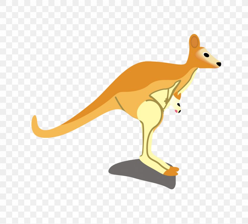 Kangaroo Macropodidae Cartoon Illustration, PNG, 1285x1162px, Kangaroo, Animal, Animated Cartoon, Carnivoran, Cartoon Download Free