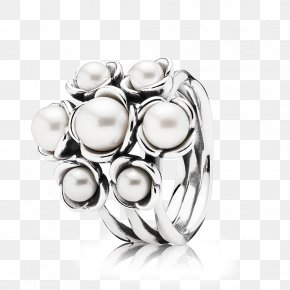 Pearls - Pandora Ring Pearl Online Shopping Birthstone PNG
