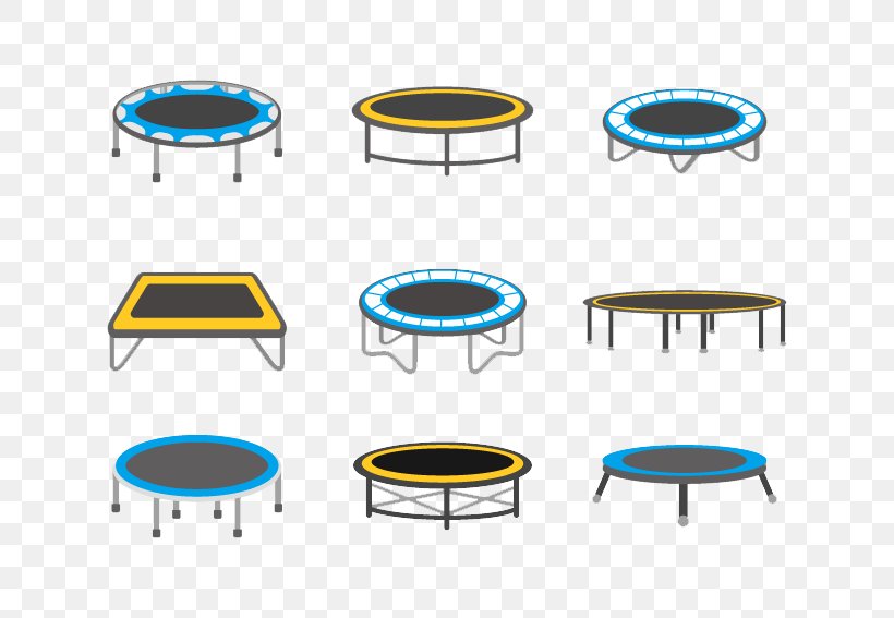 Trampoline Euclidean Vector, PNG, 810x567px, Trampoline, Circus, Furniture, Outdoor Furniture, Table Download Free