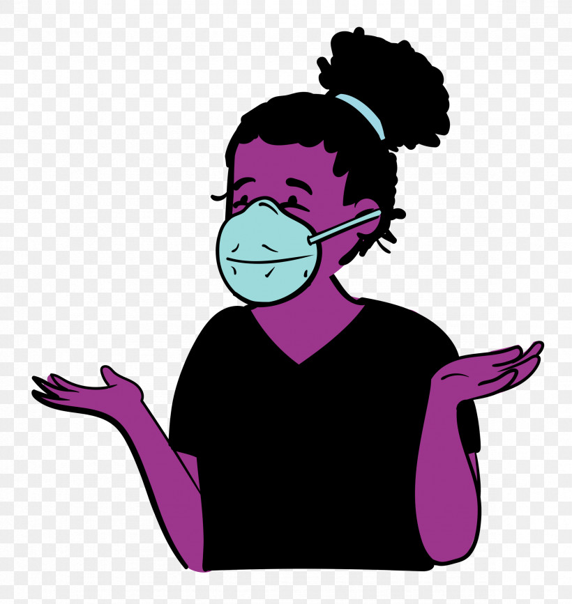Woman Medical Mask Coronavirus, PNG, 2364x2500px, Woman, Cartoon, Character, Conversation, Coronavirus Download Free