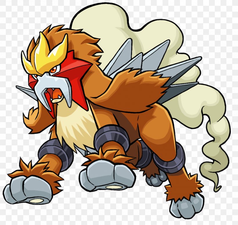 Pokémon Ranger: Guardian Signs Pokémon HeartGold And SoulSilver Entei, PNG, 986x931px, Entei, Art, Beak, Big Cats, Bird Download Free