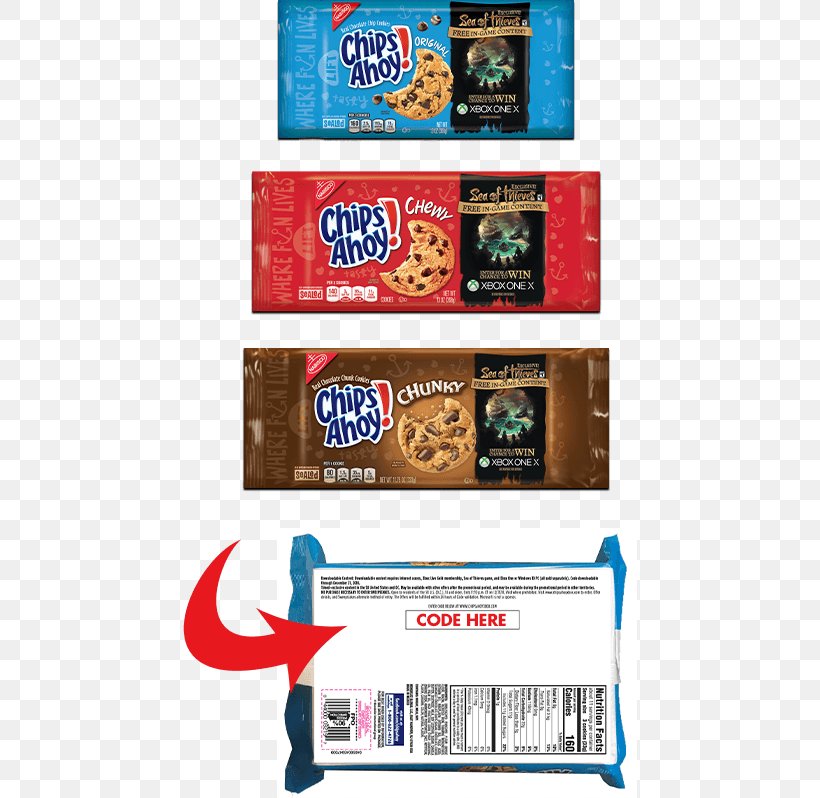 Sea Of Thieves Chocolate Chip Cookie Chips Ahoy! Biscuits Xbox One, PNG, 454x798px, Sea Of Thieves, Biscuits, Brand, Chips Ahoy, Chocolate Download Free