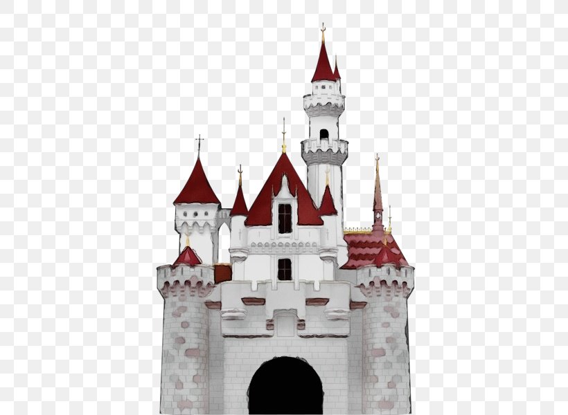 Cartoon Castle, PNG, 435x600px, Watercolor, Arch, Architecture, Building, Castle Download Free