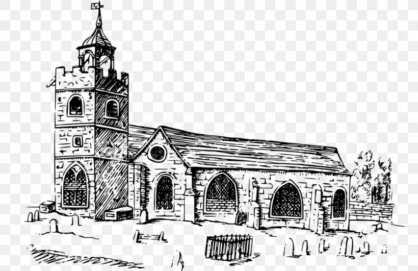 Church Black And White Clip Art, PNG, 1024x664px, Church, Abbey, Almshouse, Arch, Artwork Download Free