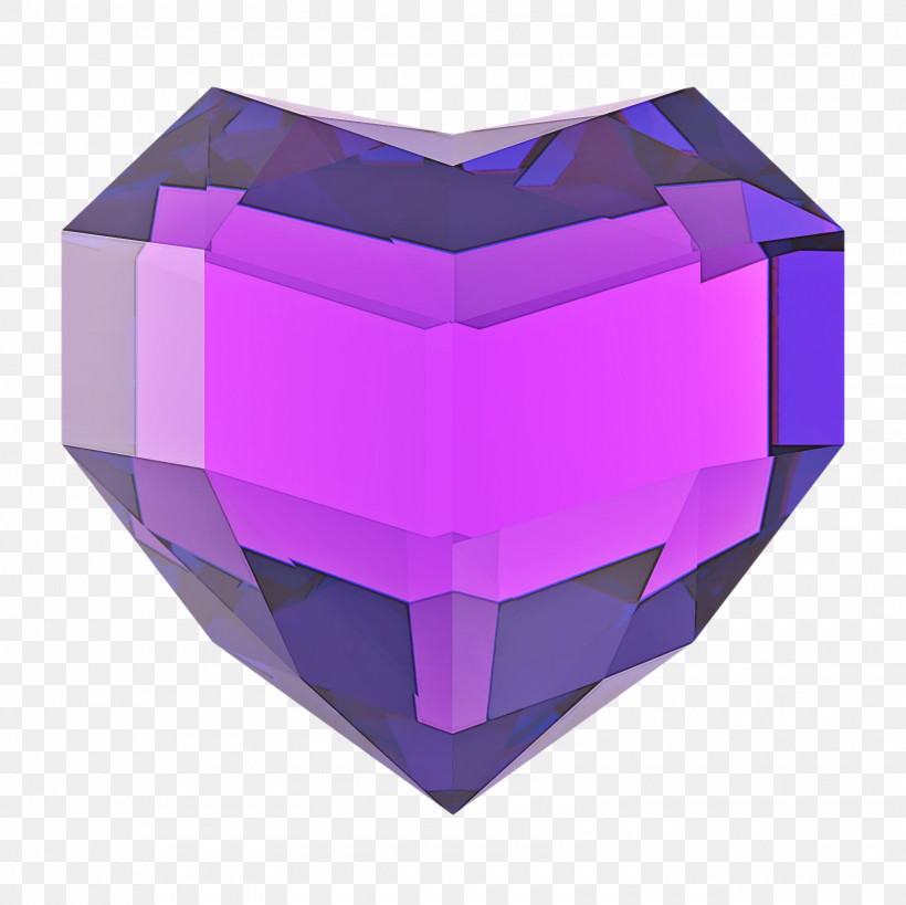 Purple Violet Lilac Heart Magenta, PNG, 1600x1600px, Purple, Amethyst, Crystal, Gemstone, Heart Download Free