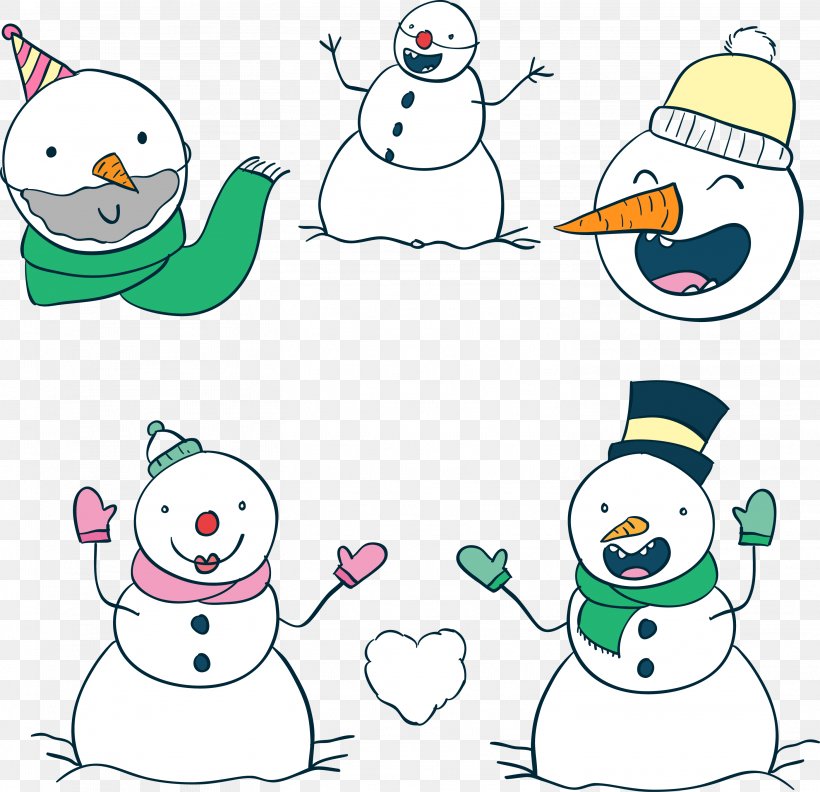 Snowman Christmas Euclidean Vector Clip Art, PNG, 2938x2841px, Snowman, Area, Art, Artwork, Beak Download Free