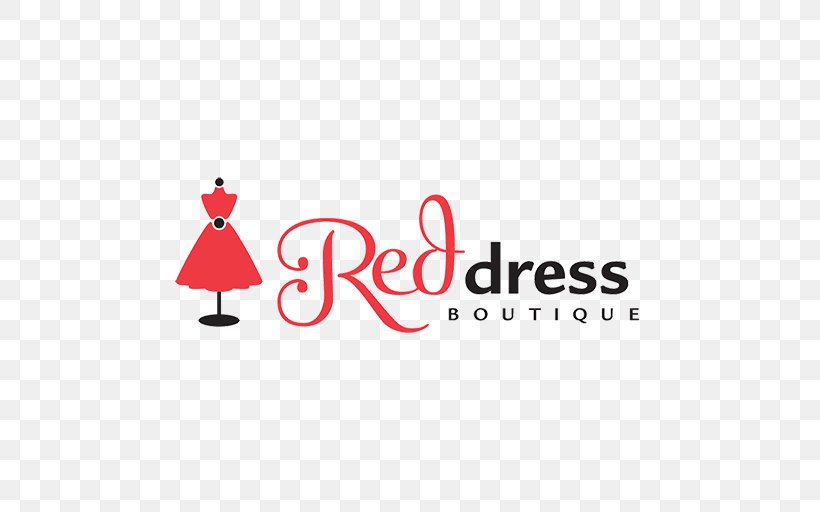 Brand Red Dress Boutique Logo Product Marketing, PNG, 512x512px, Brand, Advertising Campaign, Area, Business, Clothing Download Free