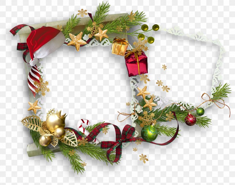 Christmas Ornament Wreath Christmas Day New Year Picture Frames, PNG, 2200x1741px, Christmas Ornament, Christmas, Christmas Day, Christmas Decoration, Decor Download Free