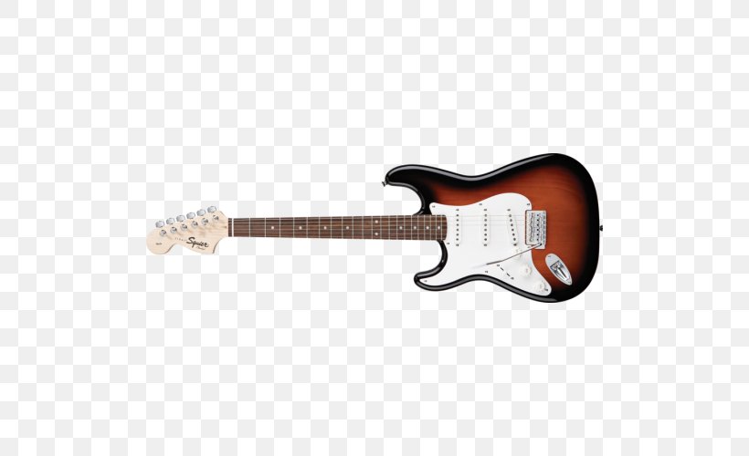 Fender Stratocaster Squier Sunburst Electric Guitar, PNG, 500x500px, Fender Stratocaster, Acoustic Electric Guitar, Acoustic Guitar, Bass Guitar, Electric Guitar Download Free