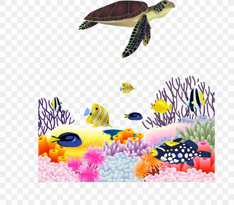 Sea Turtle Euclidean Vector, PNG, 1692x1482px, Turtle, Landscape, Material, Organism, Sea Download Free