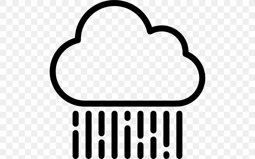Cloud Rain Meteorology, PNG, 512x512px, Cloud, Area, Black, Black And White, Brand Download Free