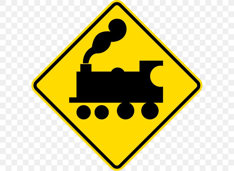 Rail Transport Train Level Crossing Traffic Sign, PNG, 600x600px, Rail Transport, Area, Crossbuck, Driving, Level Crossing Download Free