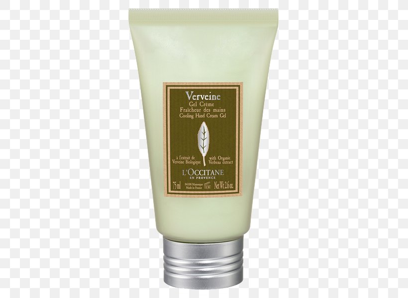L'Occitane Verbena Cooling Hand Cream Gel Lotion L'Occitane En Provence L'Occitane Hand Cream, PNG, 600x600px, Cream, Deodorant, Lotion, Moisturizer, Shea Butter Download Free