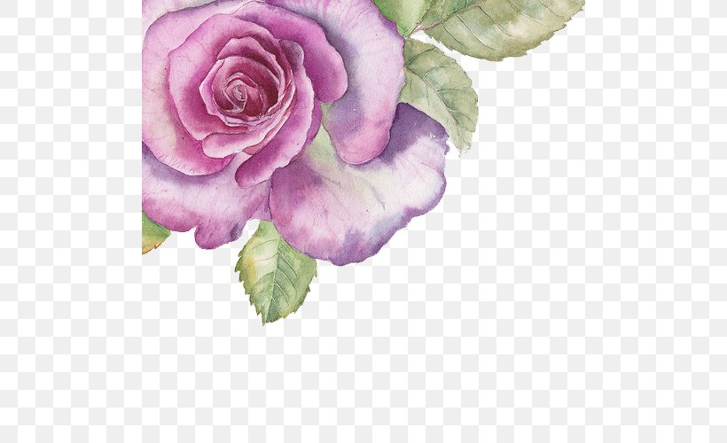 Watercolour Flowers Watercolor Painting Rose, PNG, 500x500px, Watercolour Flowers, Color, Cut Flowers, Floral Design, Flower Download Free