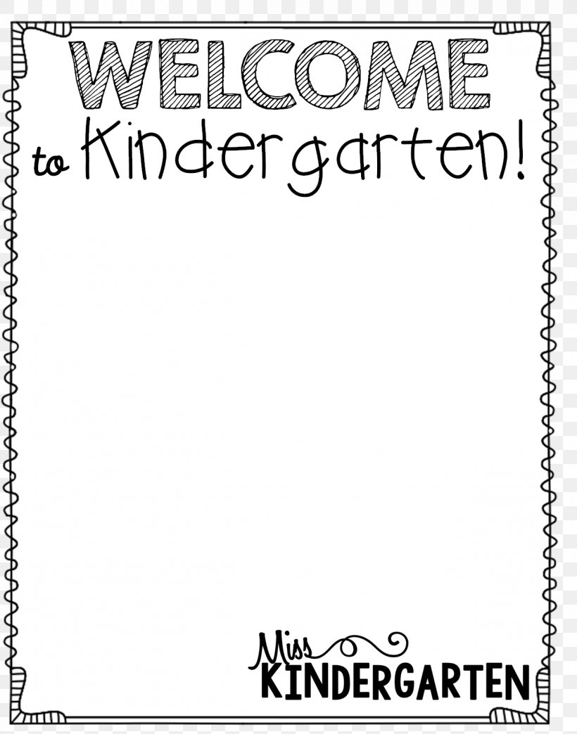 Kindergarten Paper Cover Letter Résumé, PNG, 1256x1600px, Kindergarten, Application For Employment, Area, Black, Black And White Download Free