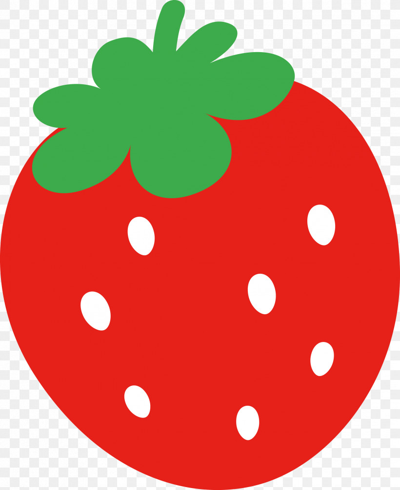 Strawberry, PNG, 2444x3000px, Strawberry, Cartoon Strawberry, Circle, Fruit, Plant Download Free