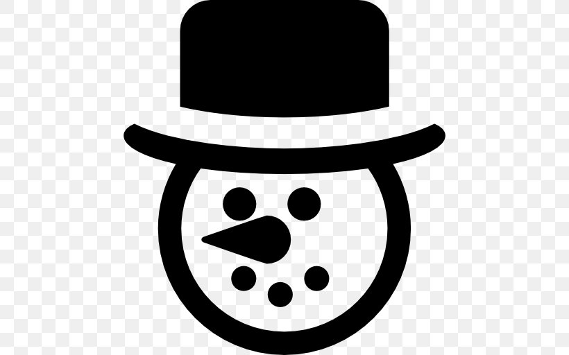 Black And White Snowman Clip Art, PNG, 512x512px, Black And White, Christmas, Diagram, Hat, Headgear Download Free