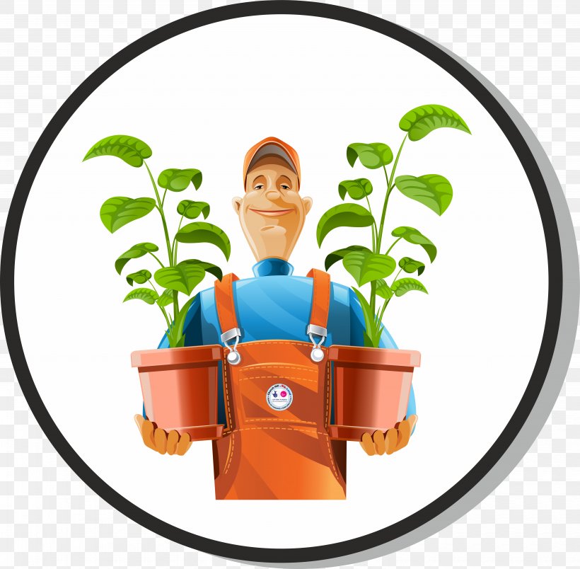 Gardener, PNG, 6130x6013px, Garden, Drawing, Flowerpot, Gardener, Gardening Download Free