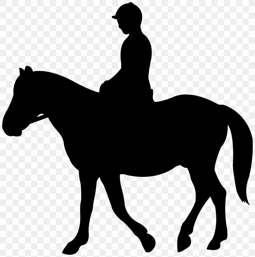 Jockey Silhouette Horse English Riding Clip Art, PNG, 7954x8000px, Horse, Black And White, Bridle, Colt, Drawing Download Free