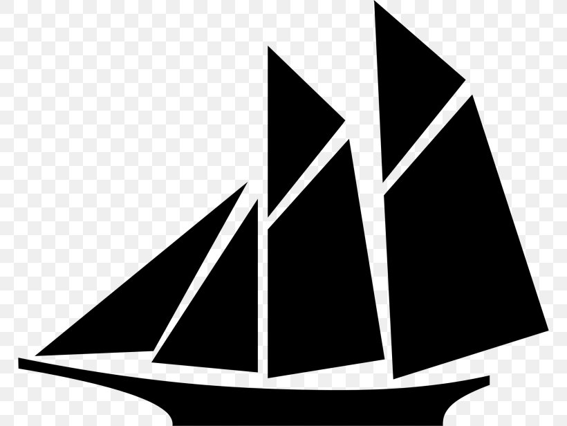 Sailboat Clip Art, PNG, 768x616px, Sailboat, Area, Black, Black And White, Boat Download Free