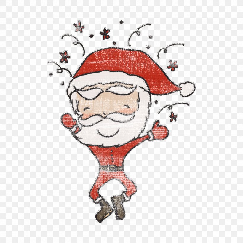 Santa Claus Cartoon Christmas Ornament Illustration, PNG, 1800x1800px, Santa Claus, Art, Cartoon, Christmas, Christmas Ornament Download Free