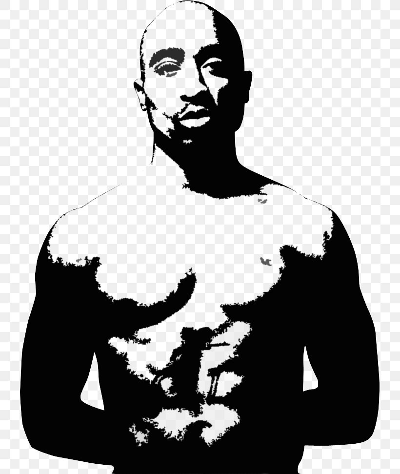 Tupac Shakur Wall Decal Sticker, PNG, 738x971px, Watercolor, Cartoon, Flower, Frame, Heart Download Free
