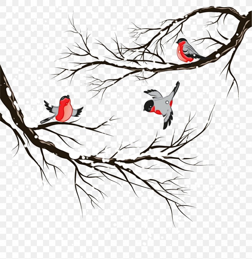 Bird Branch Beak Plant Line Art, PNG, 1203x1236px, Watercolor, Beak, Bird, Branch, Drawing Download Free