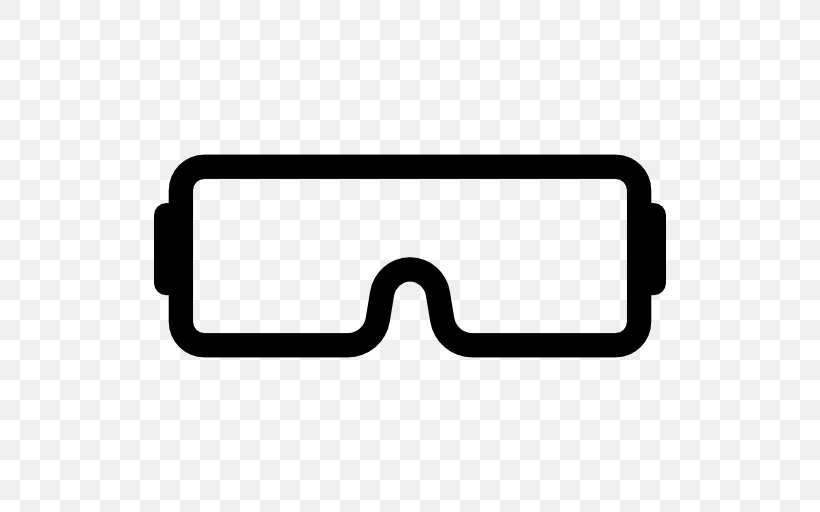 Goggles Glasses Line Angle, PNG, 512x512px, Goggles, Area, Black, Black M, Eyewear Download Free