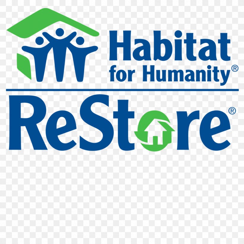 Habitat For Humanity Of Citrus County Habitat For Humanity ReStore Habitat For Humanity Of Bergen County ReStore, PNG, 1000x1000px, Habitat For Humanity, Area, Banner, Blue, Brand Download Free