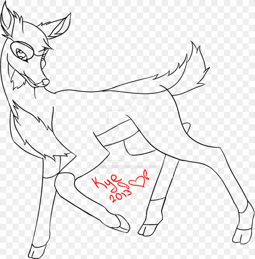 Reindeer /m/02csf Line Art Horse Drawing, PNG, 1024x1041px, Reindeer, Area, Arm, Artwork, Black And White Download Free