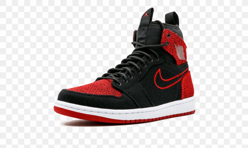 Air Jordan 1 Retro High Flyknit Men's Sports Shoes Skate Shoe, PNG, 1000x600px, Air Jordan, Athletic Shoe, Basketball, Basketball Shoe, Black Download Free