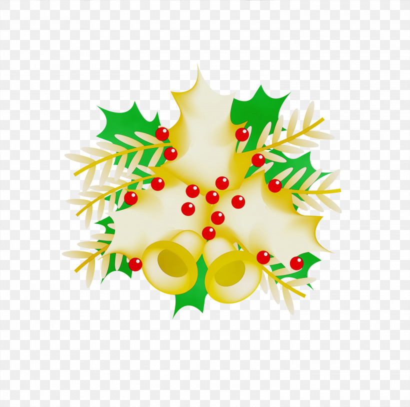 Christmas Decoration, PNG, 3000x2981px, Watercolor, Christmas Decoration, Christmas Ornament, Holly, Interior Design Download Free