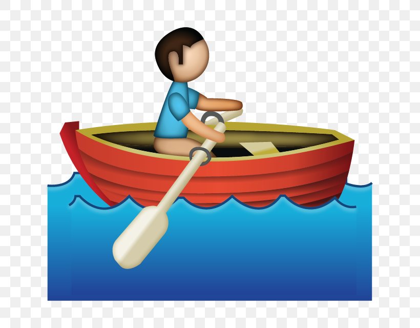 Emoji Rowing Sticker Clip Art, PNG, 640x640px, Emoji, Boat, Boating, Canoe, Emojipedia Download Free